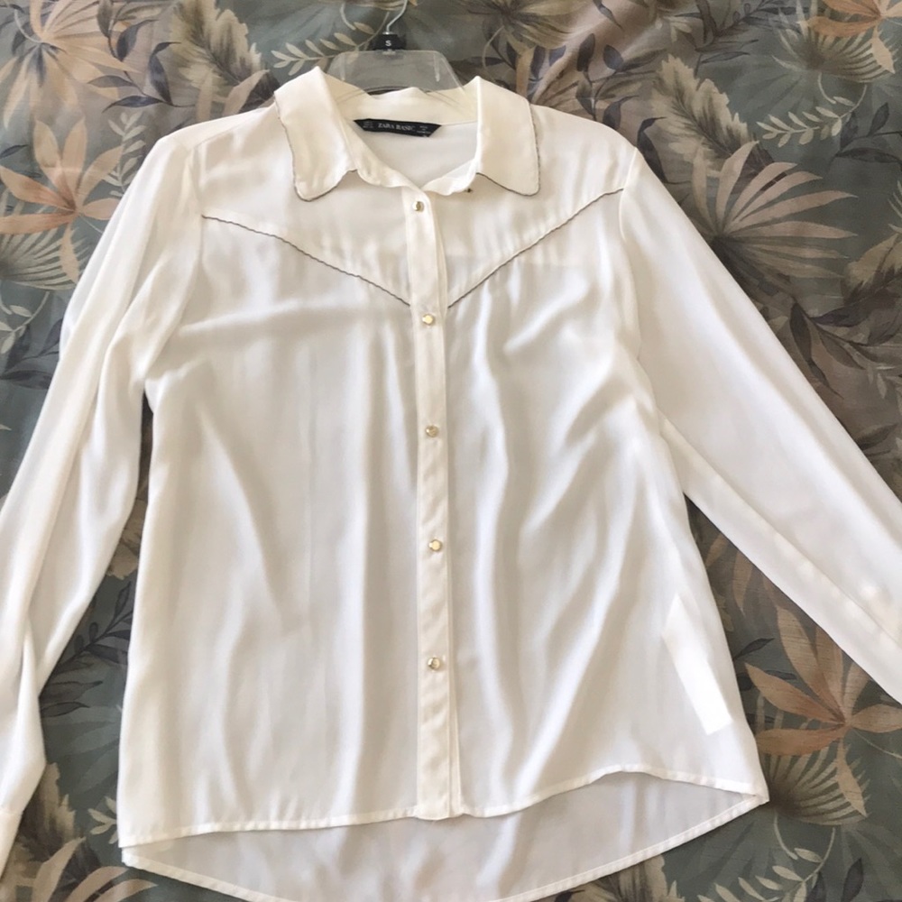 ZARA White Blouse